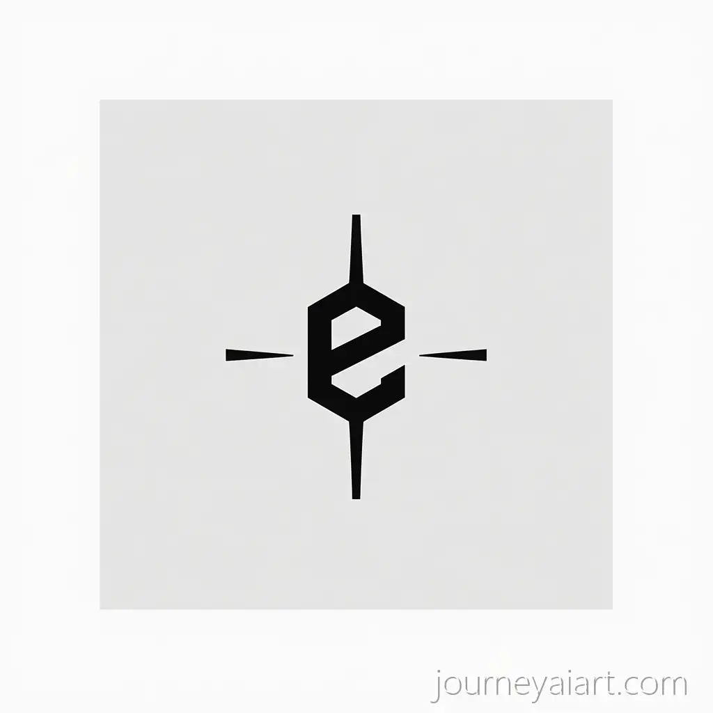 HyperMinimalist-Industrial-Tech-Logo-for-Eling-Featuring-Abstract-Negative-Space-Symbol