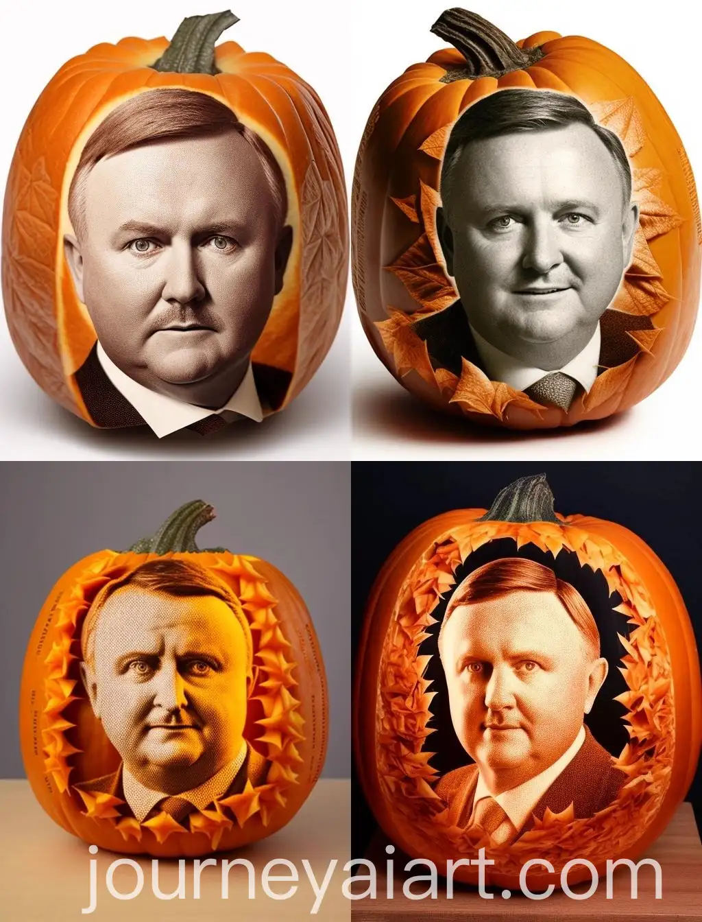 Anthony-Albanese-Portrait-with-Pumpkin-Overlay