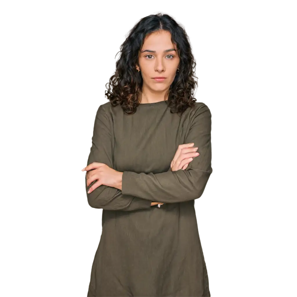 Woman-with-Arms-Crossed-PNG-Image-for-Versatile-Digital-Use