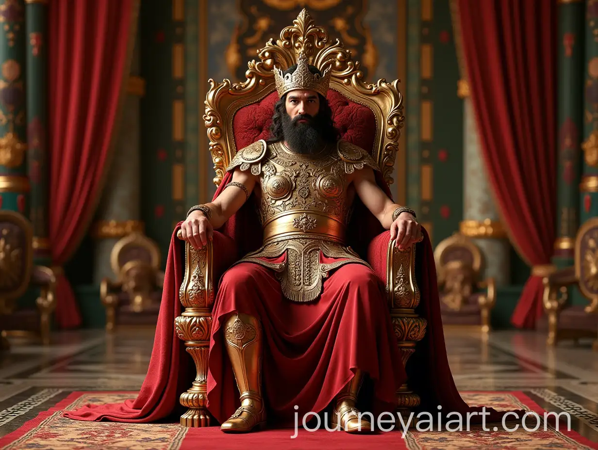 King-Xerxes-Throne-in-a-Lavish-Palace-Setting