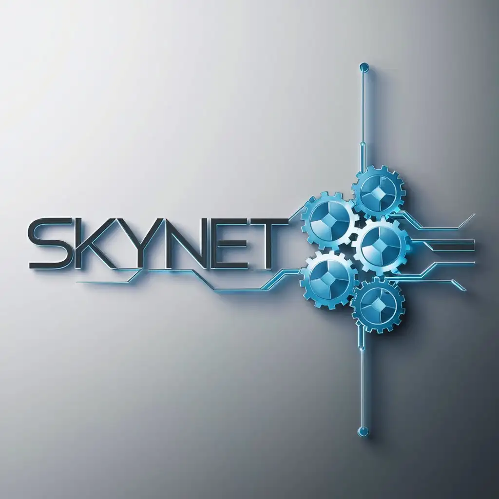 a logo design,with the text "SKYNET", main symbol:Future,Moderate,be used in Technology industry,clear background