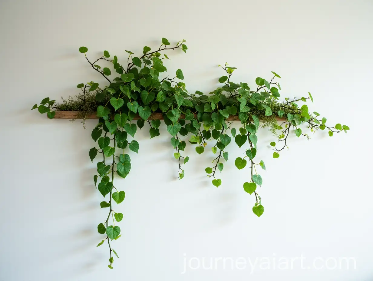 Minimalist-OfficeAI-Image-Prompt-Expansion-Wall-with-Ivy-and-Moss-Design