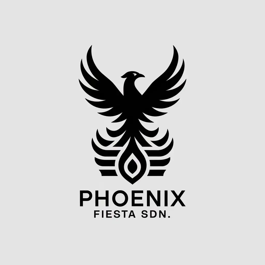 LOGO-Design-for-Phoenix-Fiesta-Global-Trade-Minimalistic-Vector-Logo