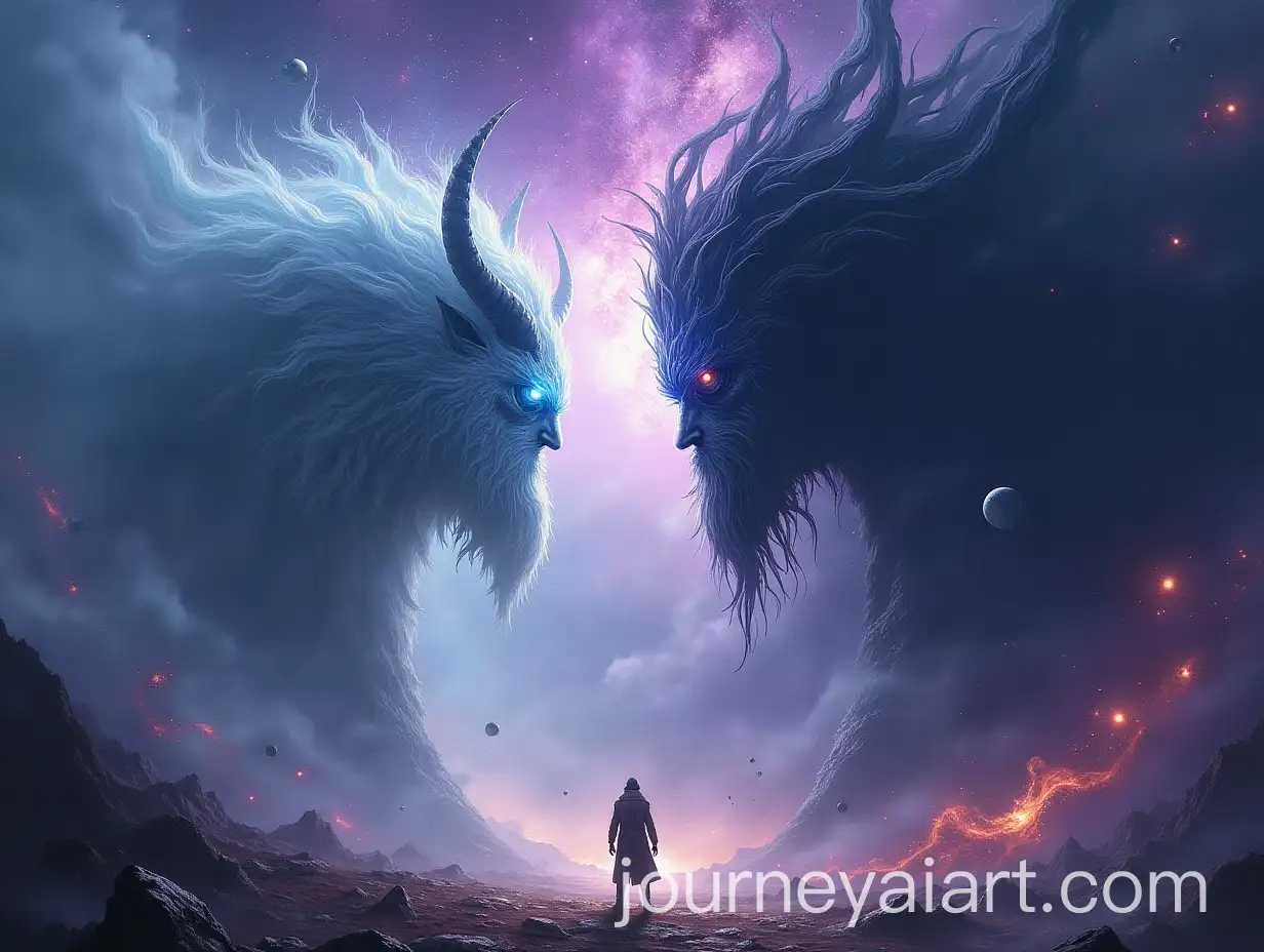 Cosmic-Confrontation-Ymir-vs-Chaos-in-Epic-Clash-of-Creation-and-Destruction