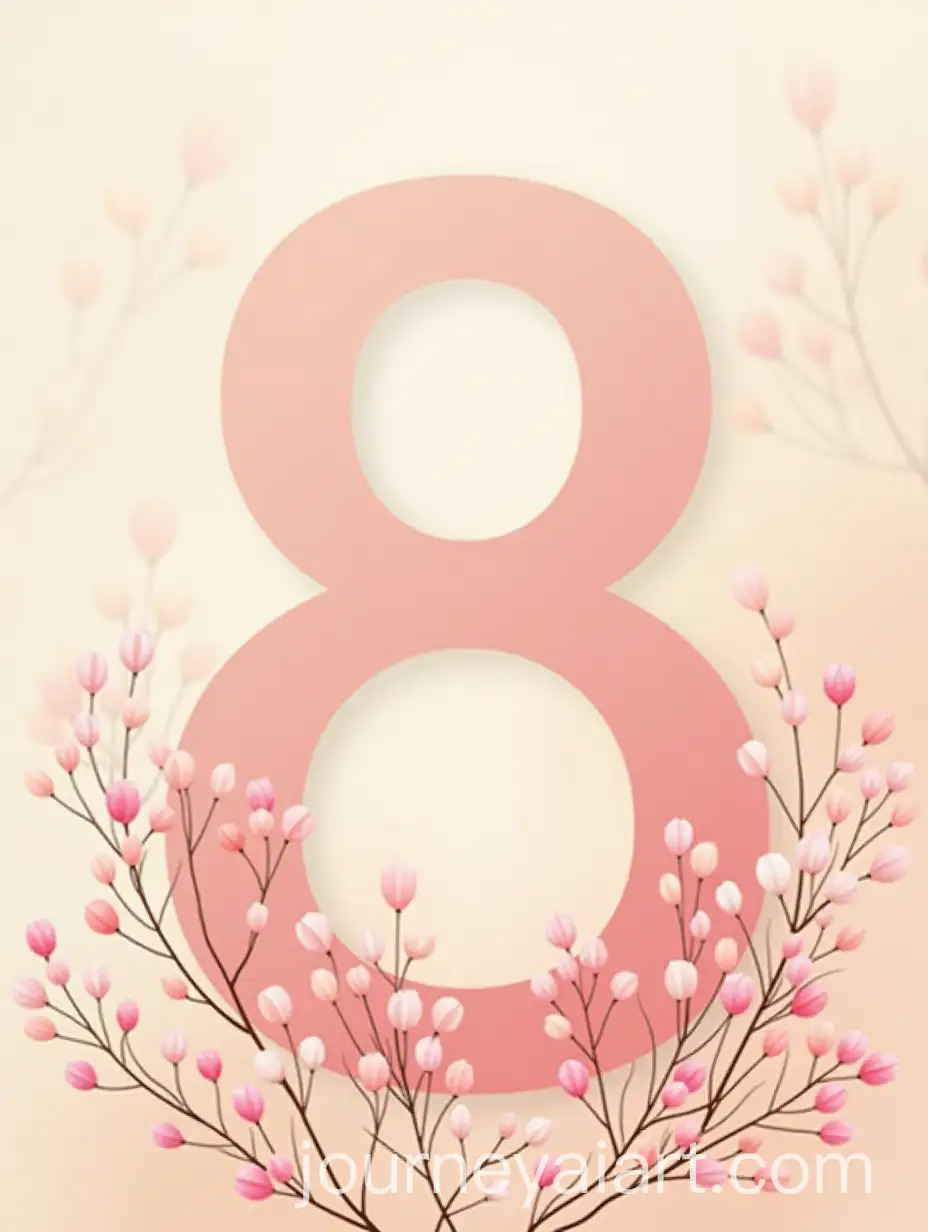 Romantic-Spring-Love-Greeting-Card-for-Women-with-Artistic-Number-8-Design