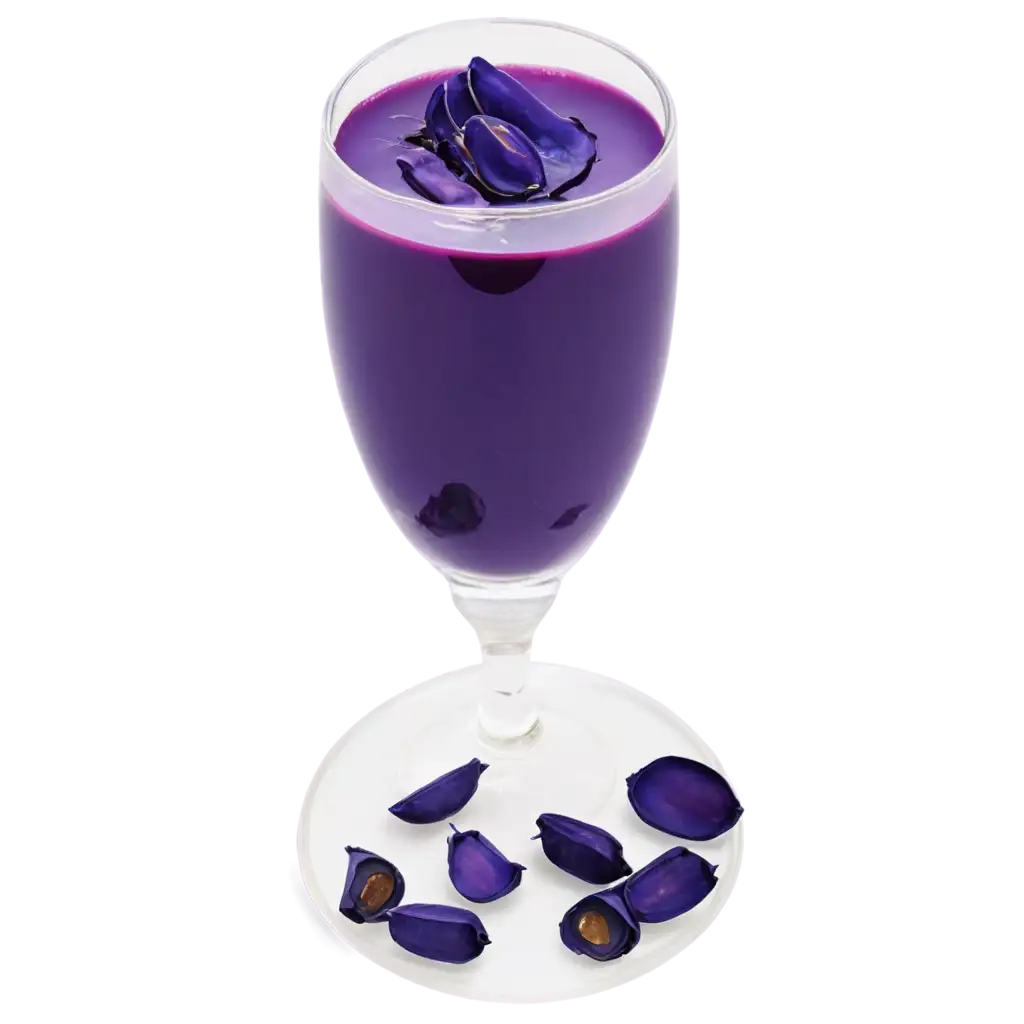 Vibrant-Butterfly-Pea-Flower-Drink-PNG-for-Enhanced-Visual-Appeal