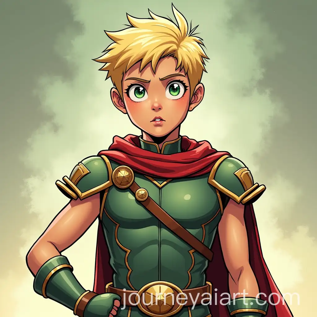 Short-Slender-Boy-in-Mazerunner-Gladiator-Suit-with-Blonde-Hair-and-Green-Eyes