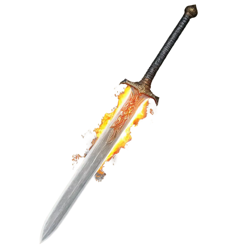 Sword-with-Fire-Effect-PNG-Image-HighQuality-Visuals-for-Digital-Projects