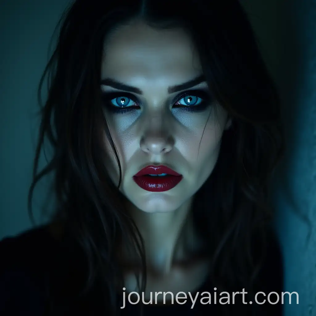 Mysterious-BlueEyed-Women-Vampire-Portrait