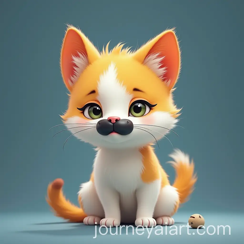 ThreeColored-Cat-with-Distinctive-Fur-Patterns