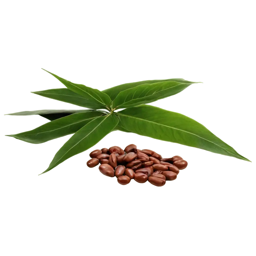 HighQuality-PNG-Image-of-Palm-Olein-Bean-with-Leaves-for-Versatile-Usage