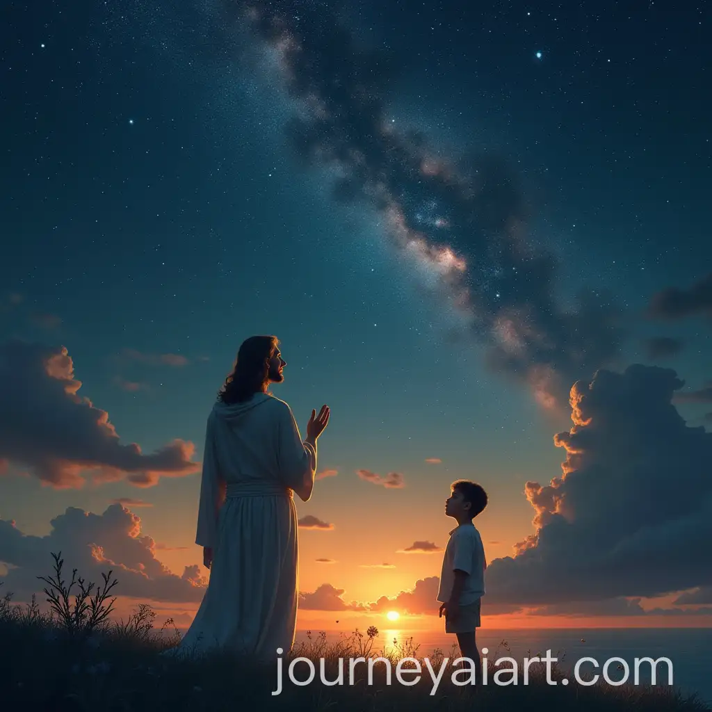 Jesus-Comforts-Boy-with-Hope-of-Reuniting-with-the-Rainbow-Girl