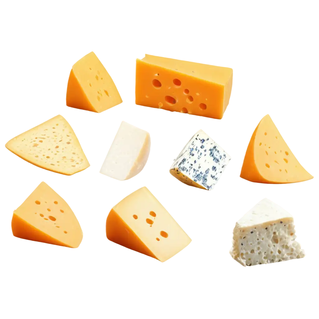 HighQuality-Cheese-Varieties-PNG-Image-Melting-Stretching-and-Gourmet-Cheese-Textures-for-Culinary-Illustration