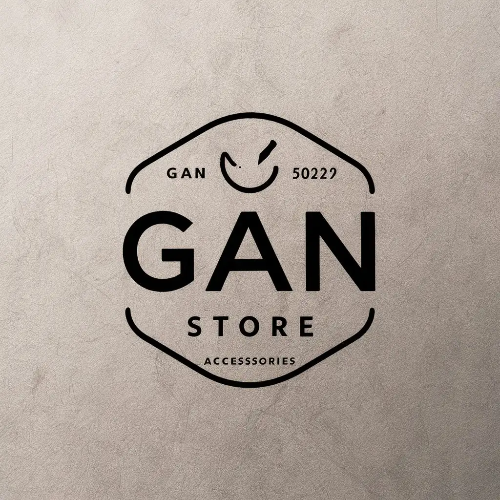 LOGO Design For Gan Store Modern Vector Design with Smartphone Accessories Theme