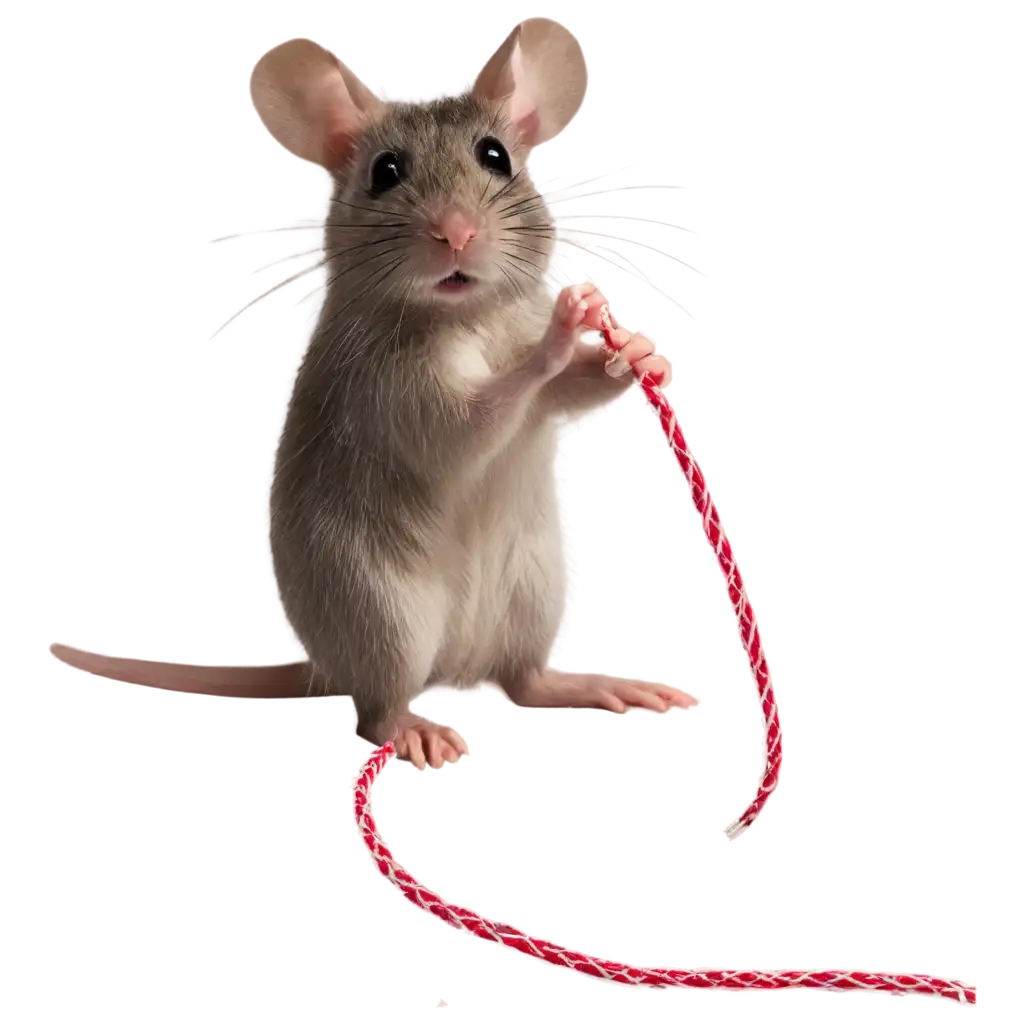 Professional-PNG-Image-of-a-Mouse-with-Tangled-Thread-AI-Art-Prompt-Engineering