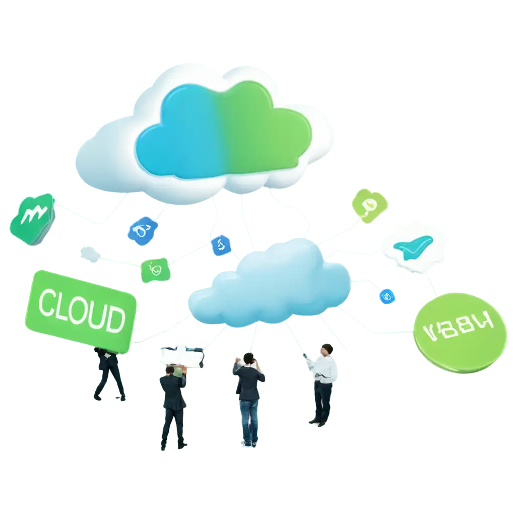 PNG-Cloud-Computing-Illustration-in-Blue-and-Green-Enhancing-Digital-Concepts