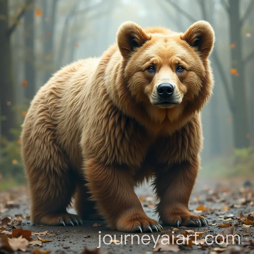 Hybrid-Bear-Dog-Creature-Fantasy-Artwork