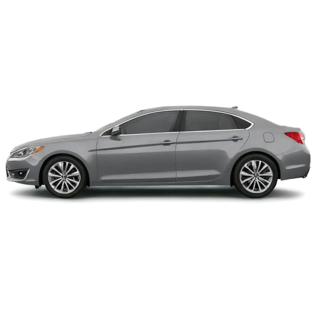 HighQuality-PNG-Image-of-a-Gray-Sedan-in-Side-View-Facing-Right