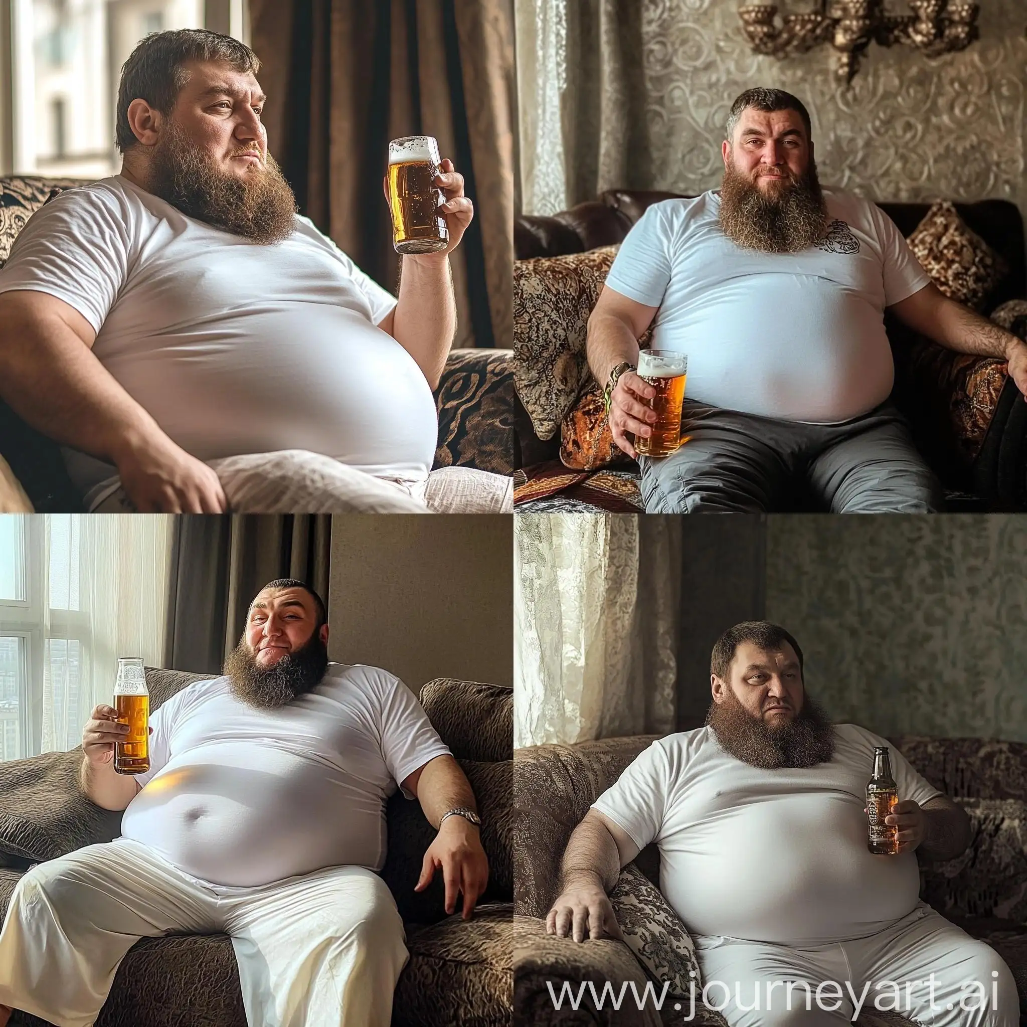 Fat-Ramzan-Kadyrov-Russian-Chechen-Politician-Drinking-Beer