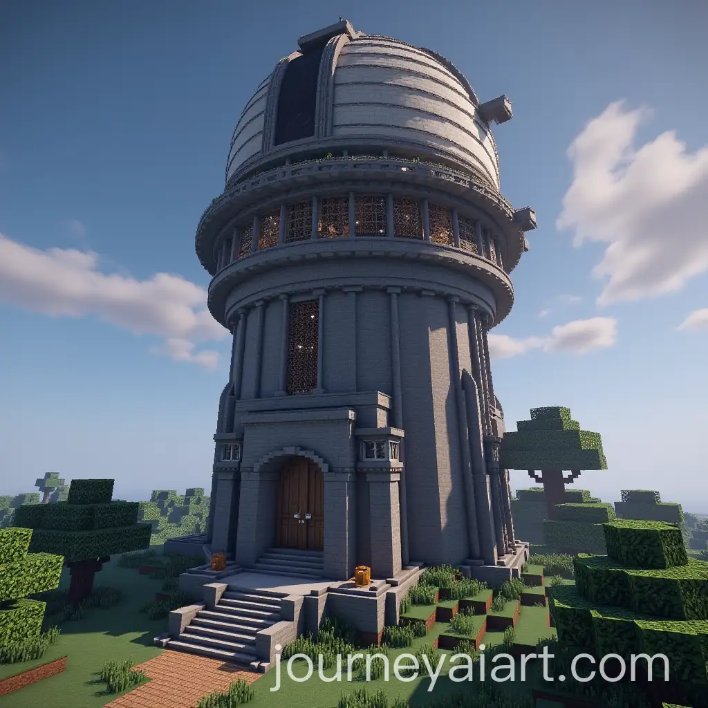 Top-of-a-Minecraft-Planetary-Observatory-Tower-with-Large-Telescope
