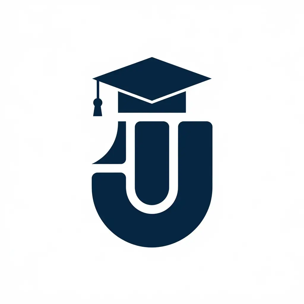 LOGO Design for JLU Graduation Hat Inspired Letter J for Education Industry