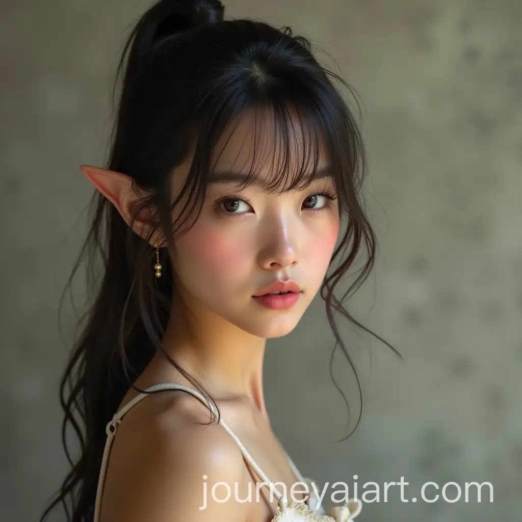 Five-Beautiful-Asian-Elf-Girls-in-Realistic-Portrait