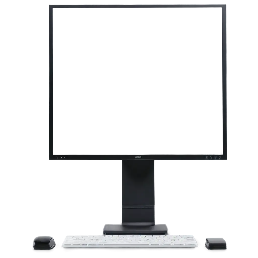 Blank-Computer-Screen-PNG-Image-for-Digital-Projects-and-Customization