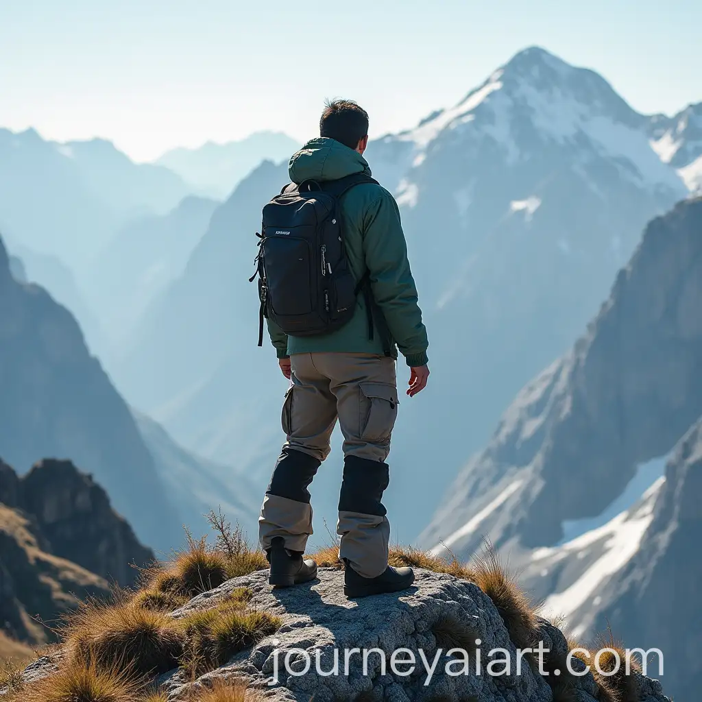 Juses-Standing-on-the-Mountain-with-CloseAI-Image-Prompt-ExpansionUp-View-of-Shomi