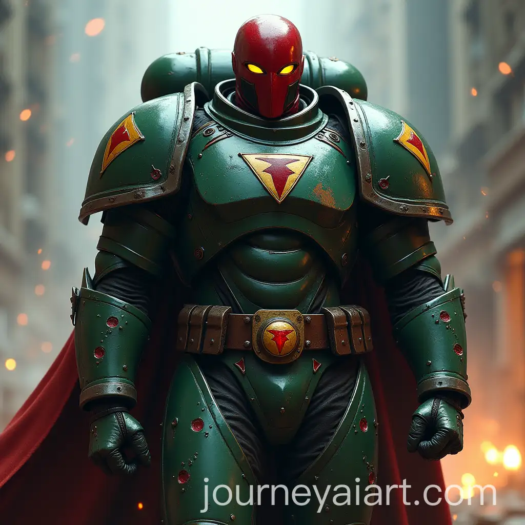 Martian-Manhunter-as-a-Grey-Knight-Space-Marine-in-a-Futuristic-Battle