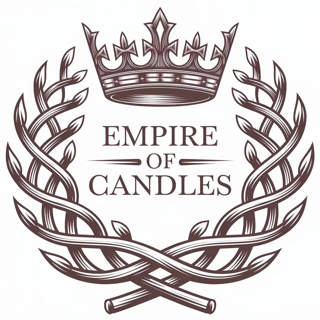 LOGO-Design-For-Empire-of-Candles-Corona-Symbol-in-Retail-Industry