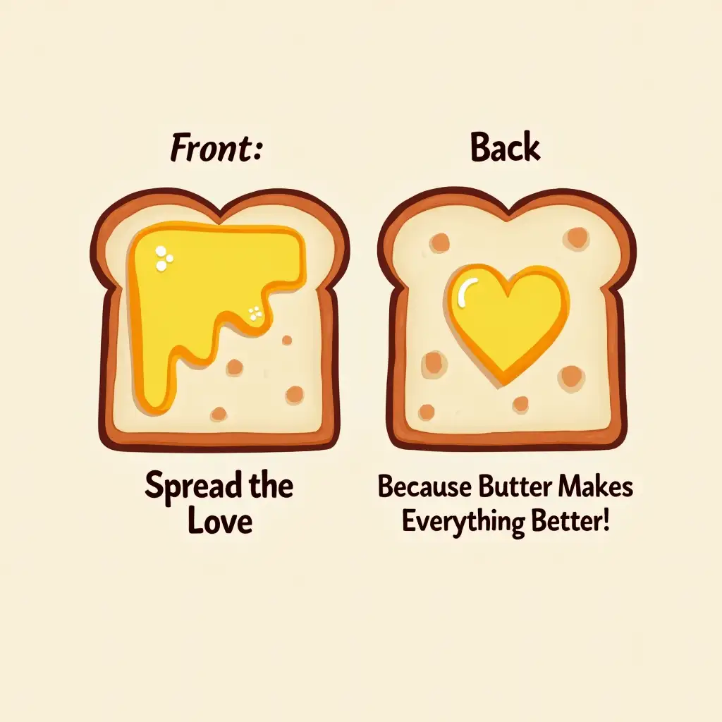 Playful-TShirt-Design-Buttered-Toast-with-Heart-Shape