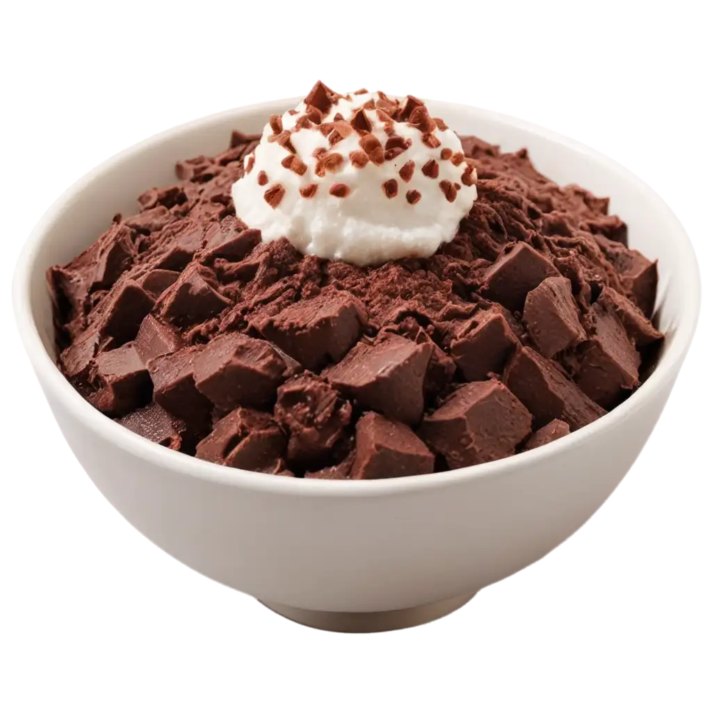 Chocolate-Bingsu-PNG-Exquisite-Dessert-Illustration-for-Culinary-Blogs