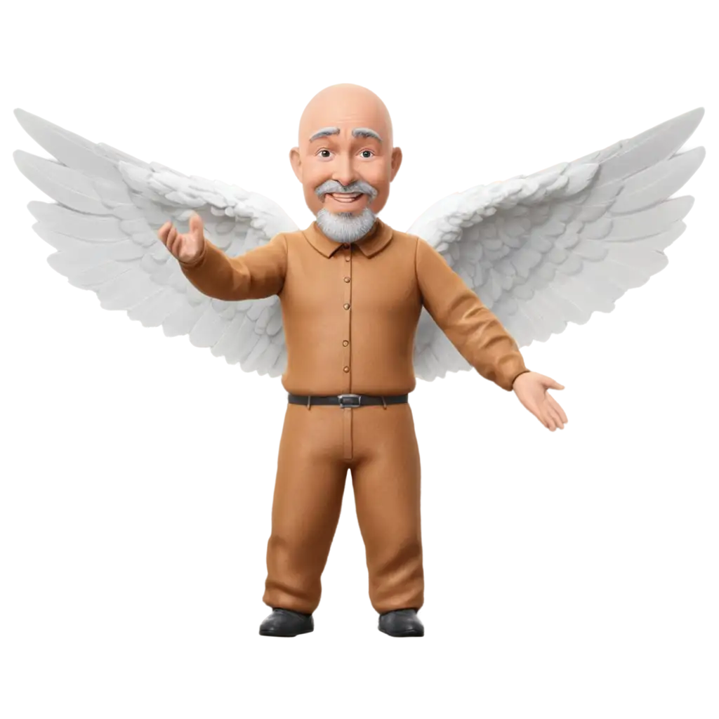 Create-a-PNG-of-a-Bald-65YearOld-Male-Archangel-with-a-Silver-Goatee-Emoji