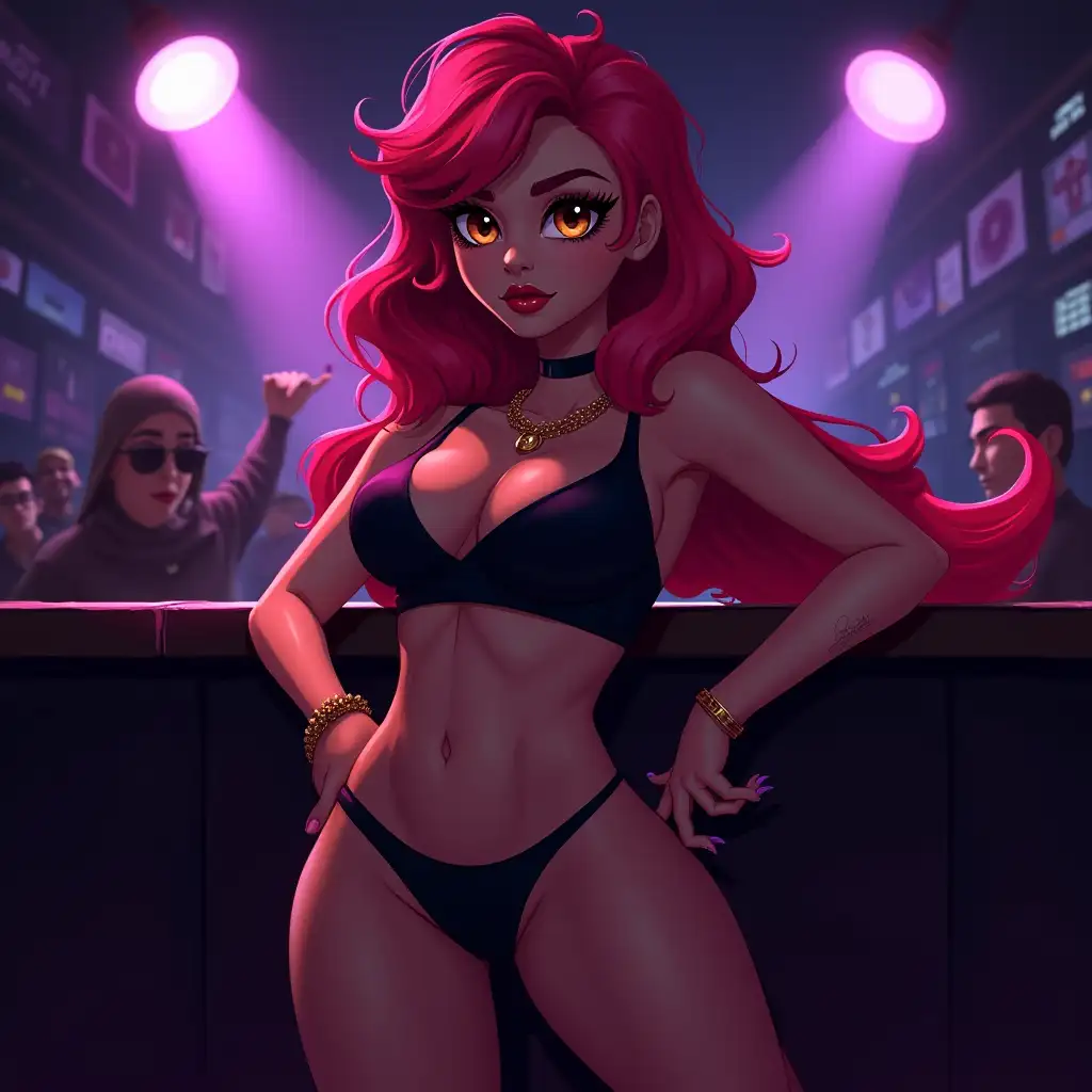 Night club girl png