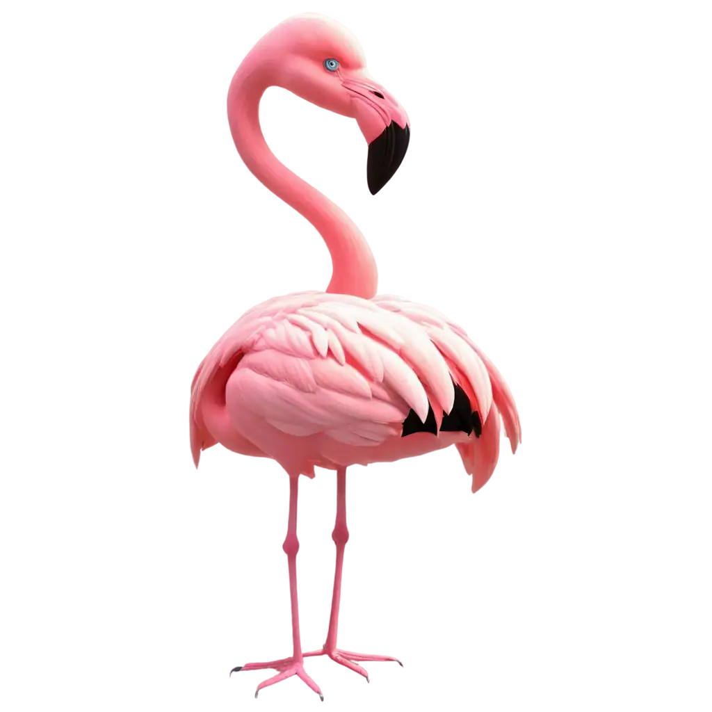 3D-Animation-Flamingo-PNG-Vibrant-and-Lifelike-Render-for-Digital-Projects