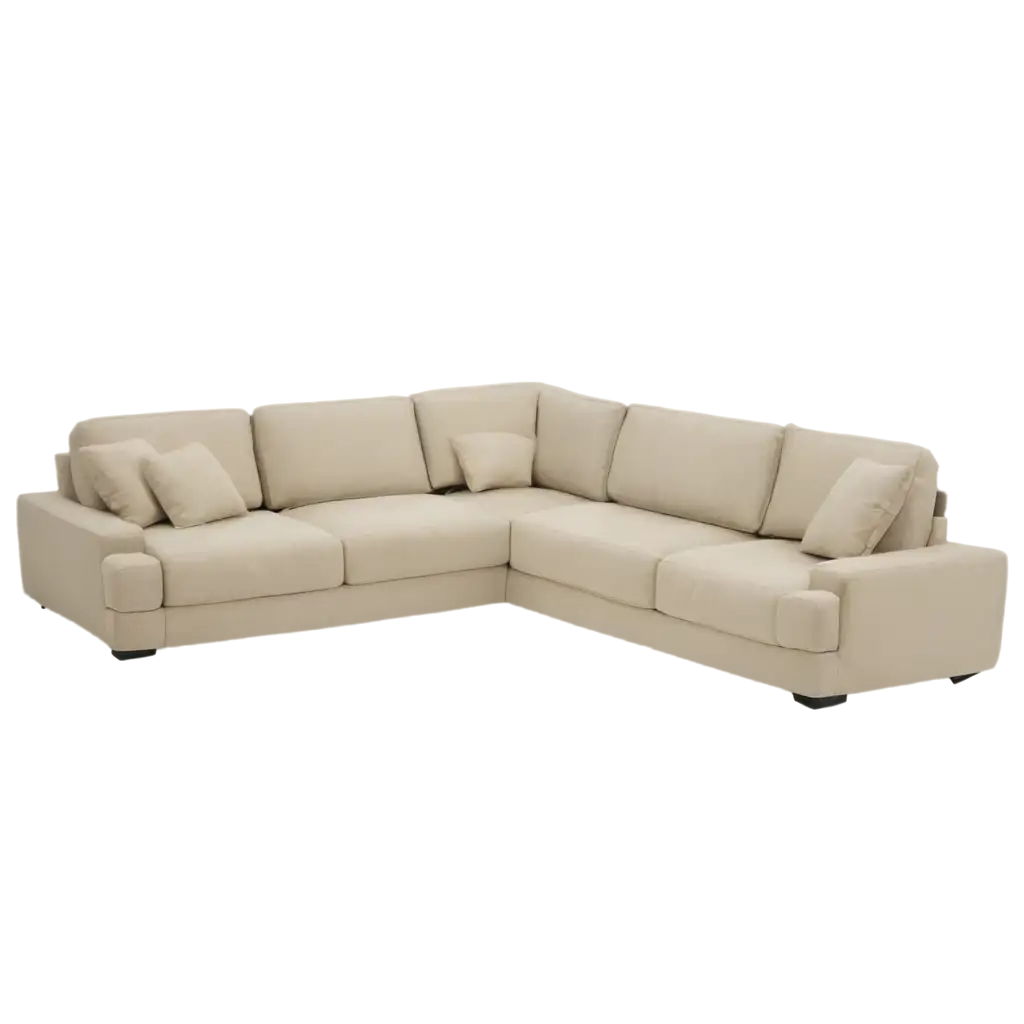 Multiple-Angle-PNG-of-Modern-LShape-Sofa-with-Soft-Cushioning-for-Interior-Design-Use