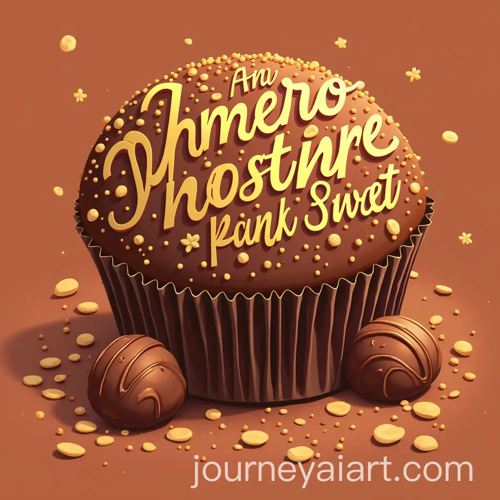 Sweet-Gold-Typography-with-Ferrero-Rocher-Packaging-Inspiration-in-Digital-Illustration