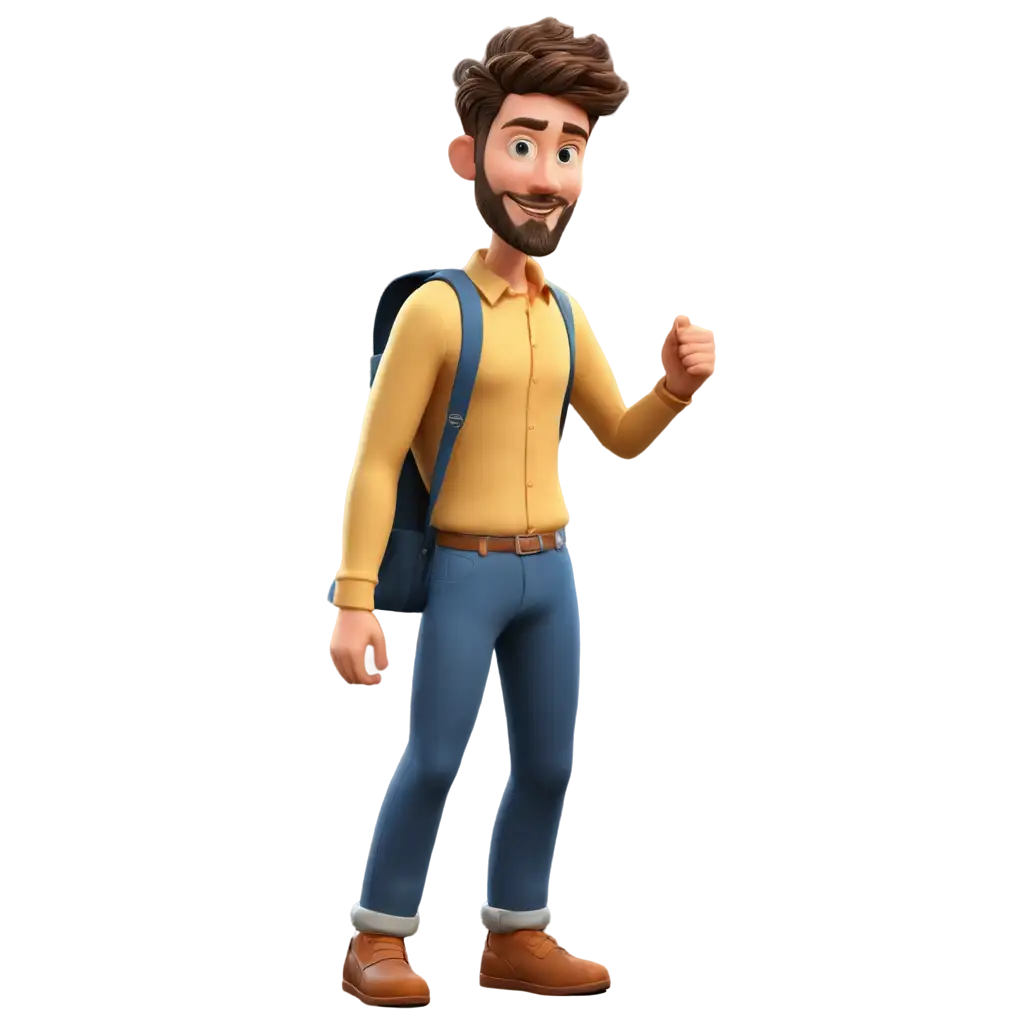 HighQuality-Cartoon-Man-PNG-Image-for-Versatile-Digital-Use