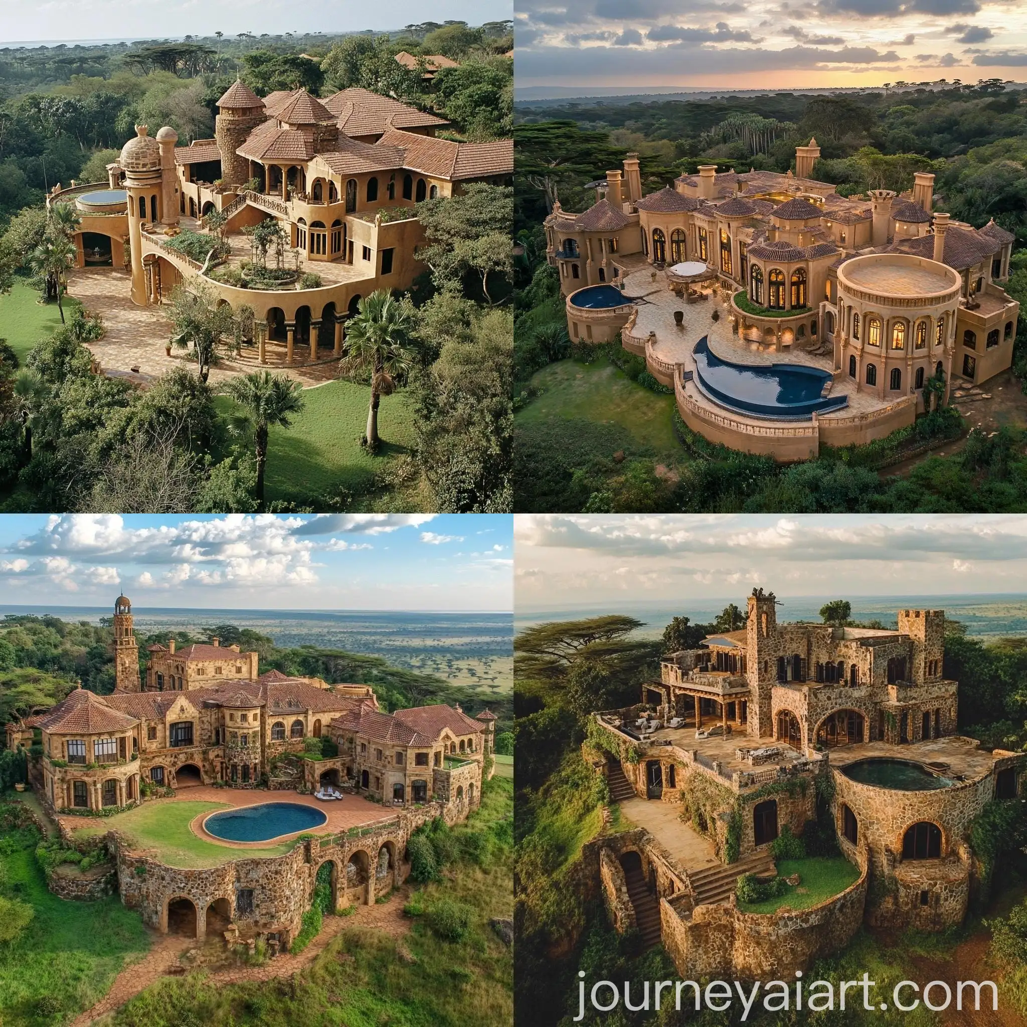 Dreamy-Estate-in-Kenya-Emperor-Style-Architecture-from-Birds-Eye-View