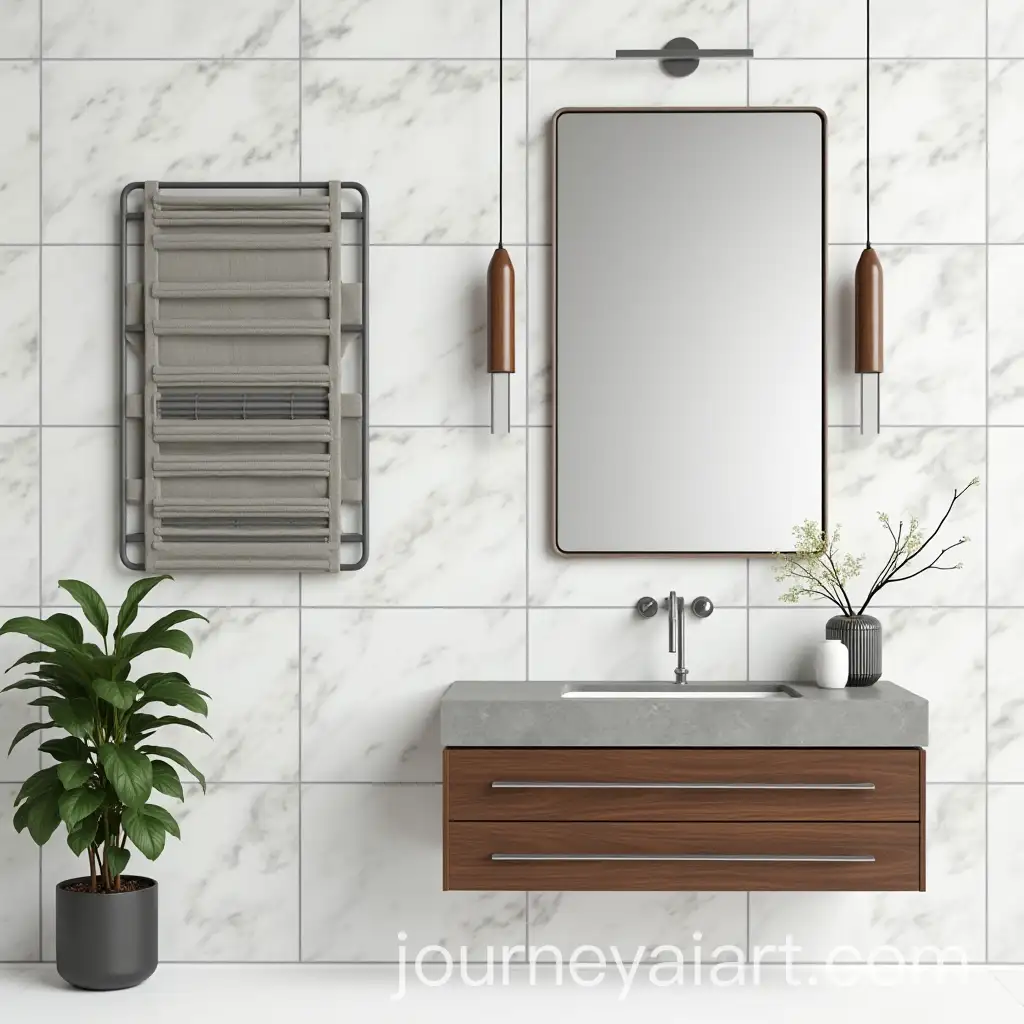 Elegant-Moodboard-Featuring-White-Marble-and-Walnut-Furniture