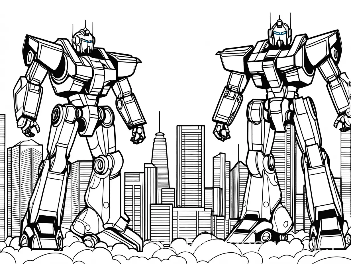 Epic-Duel-of-Good-vs-Evil-Giant-Robots-in-a-Ruined-Cityscape