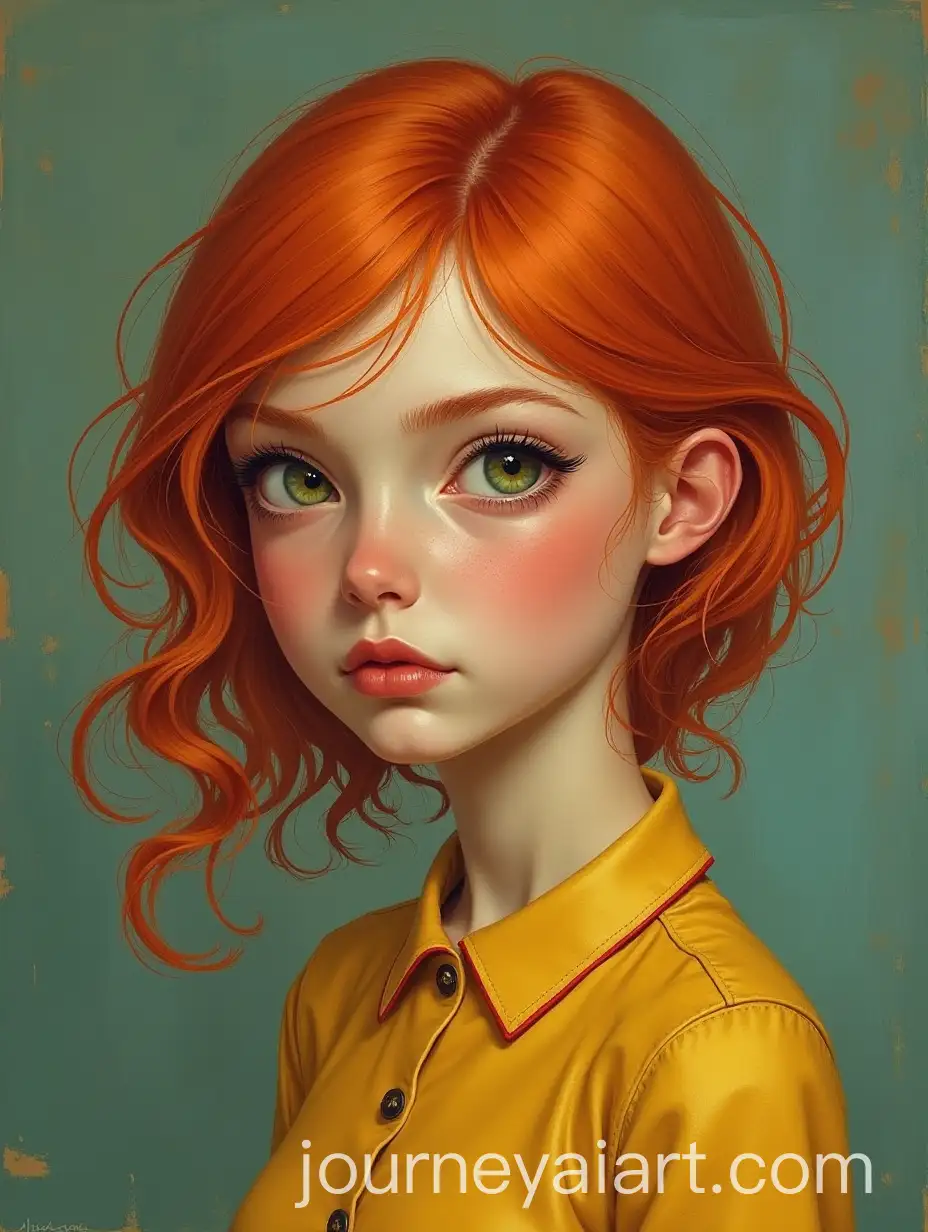 Whimsical-Ginger-Girl-in-a-Sunlit-Park
