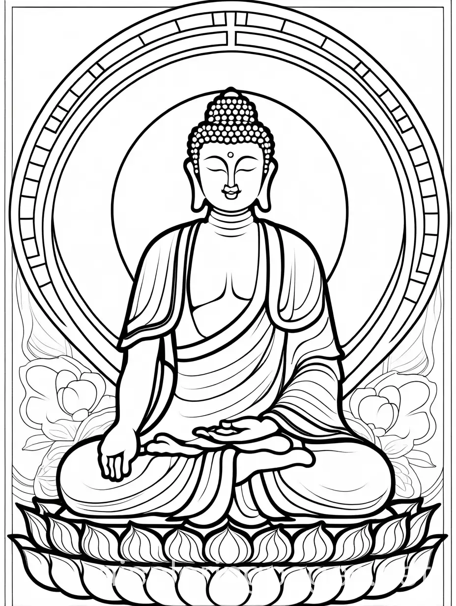 Simple-Buddha-Symbol-Coloring-Page-for-Children