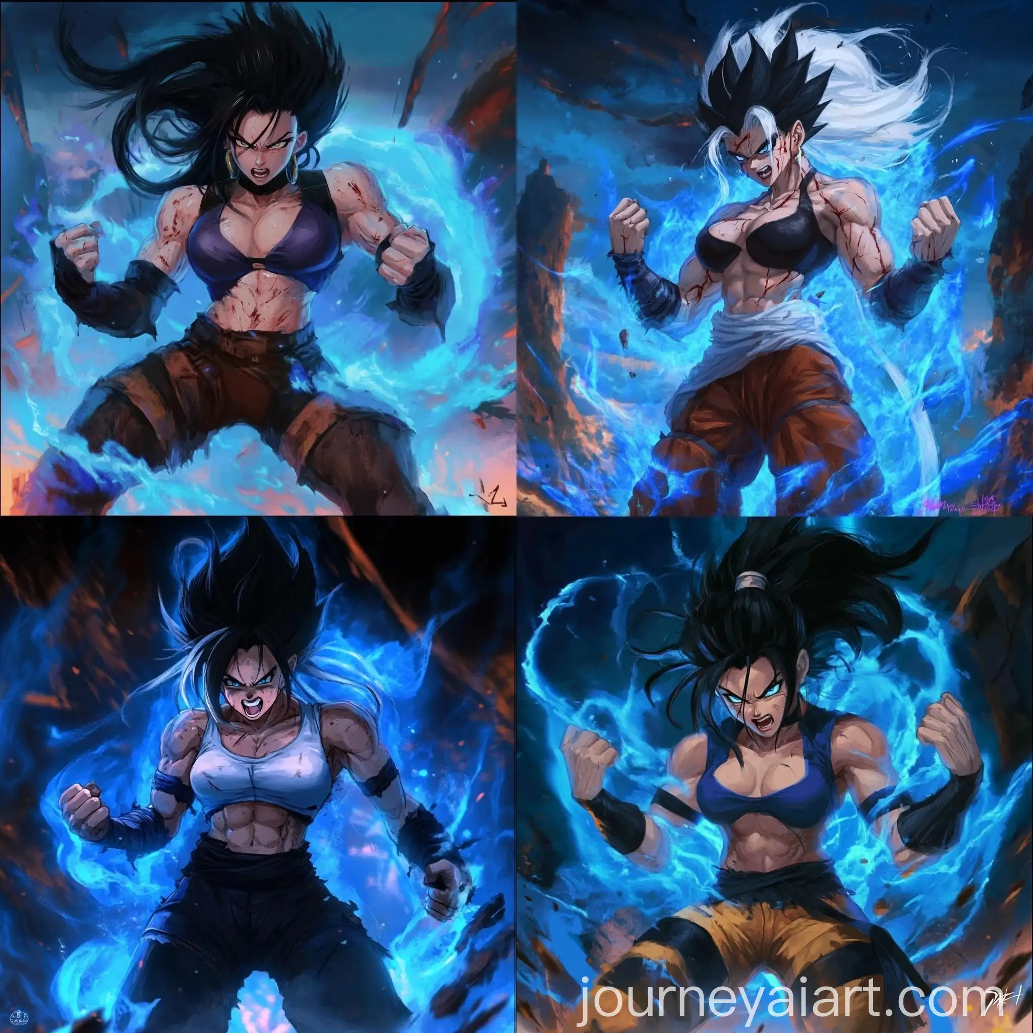 Female-Saiyan-Warrior-After-Epic-Battle