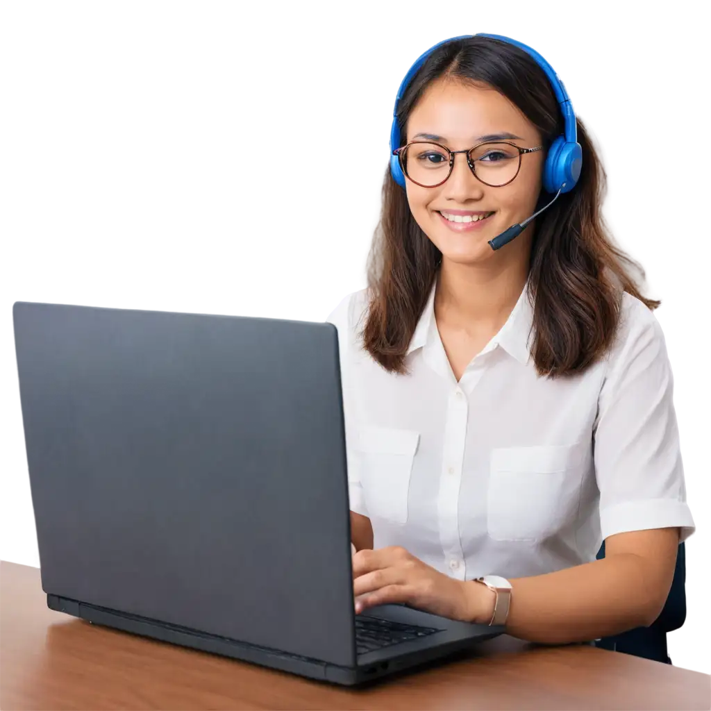 Friendly-Indonesian-Customer-Service-Representative-PNG-Image-with-Glasses-and-Laptop