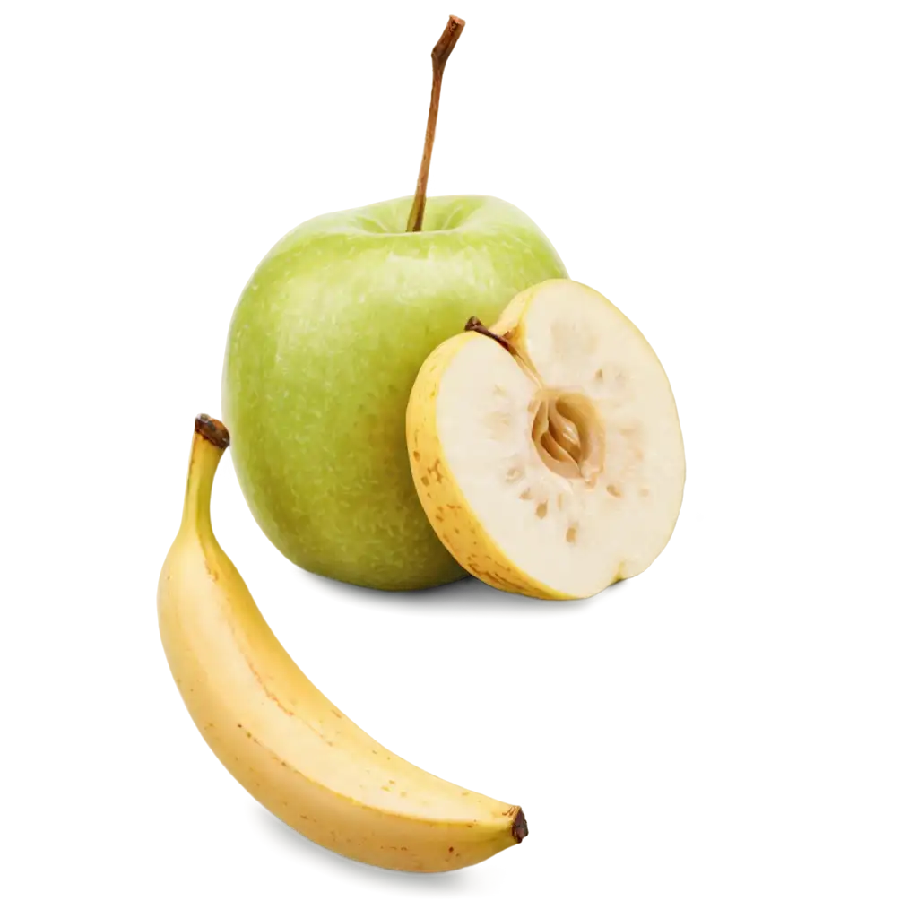 HighQuality-Apple-With-Banana-PNG-Image-for-Versatile-Use