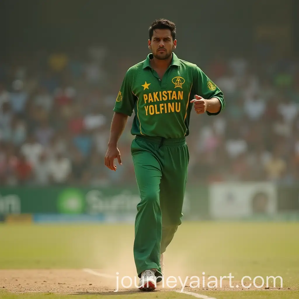 Waqar-Younis-BowlingAI-Image-Prompt-Expansion-in-2003-Cricket-World-Cup-Kit-with-Cinematic-Look