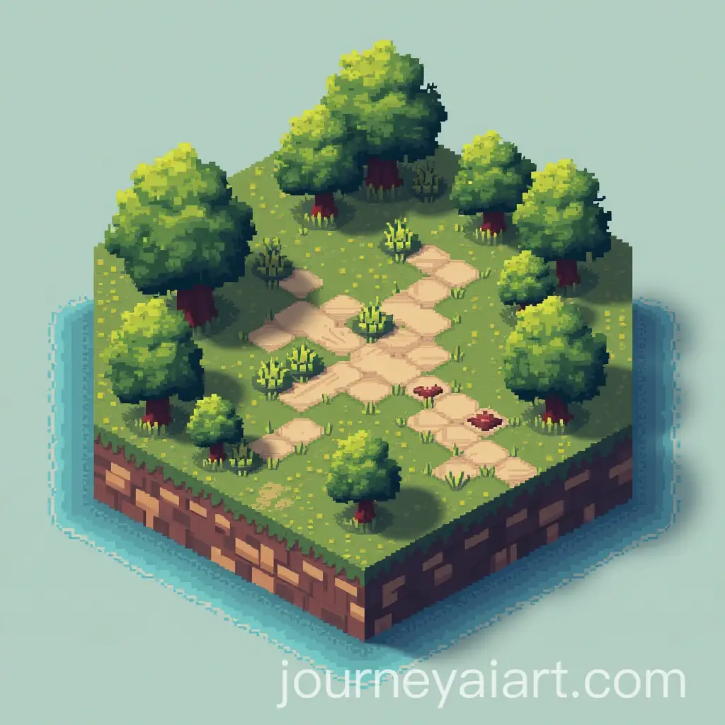 Isometric-Hexagonal-Tile-Terrain-Sprite-with-Detailed-Design