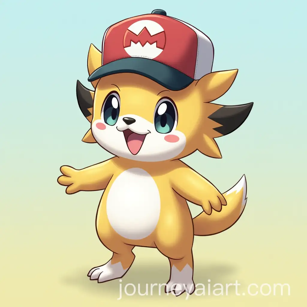 Cartoon-Pokemon-Trainer-in-Action