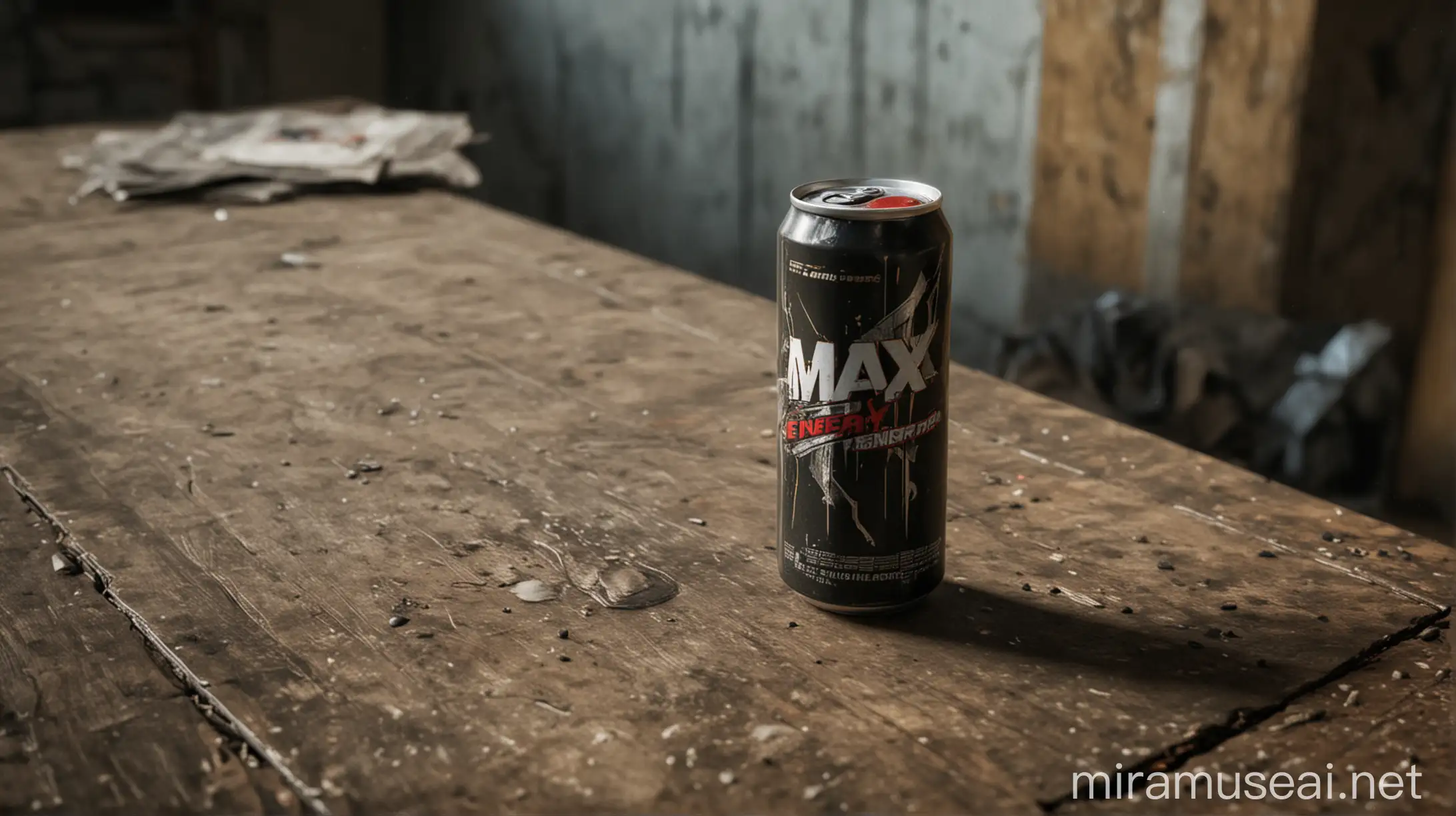 Max Energy Drink from Escape from Tarkov on a Table